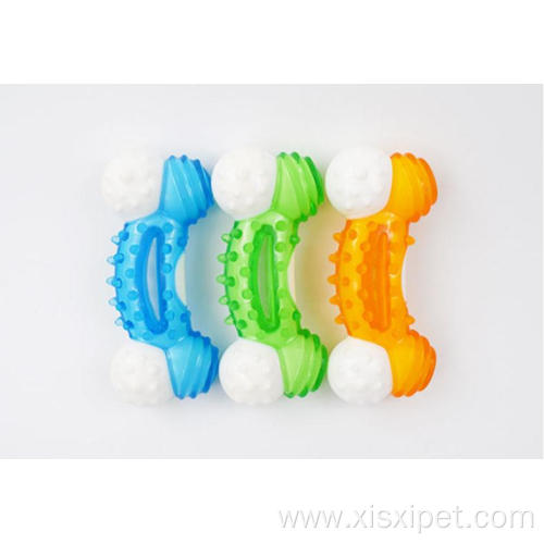 Environmentally Friendly chewing molar dog toy with sound